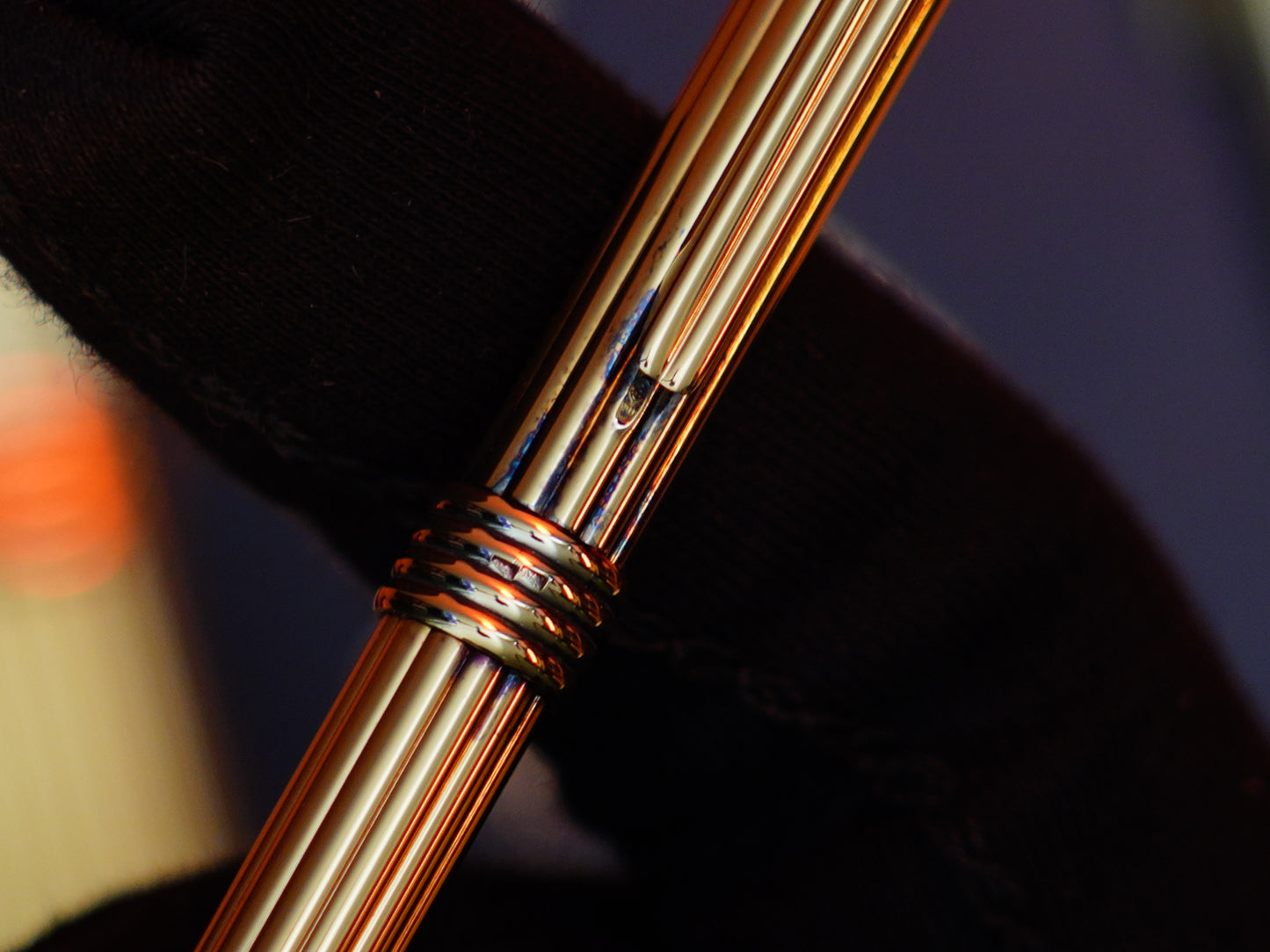 Vintage 1970 Christian Dior Vermill Solid 925 Sterling Silver Pens and lighter / rare gift set