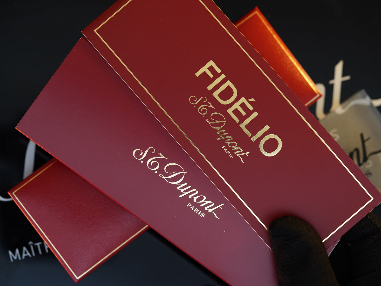 Vintage 1980 S.T. Dupont Fidelio Fountain Pen – Rare Natural Lacquer – 14K Solid Gold Nib – Luxury Collectible