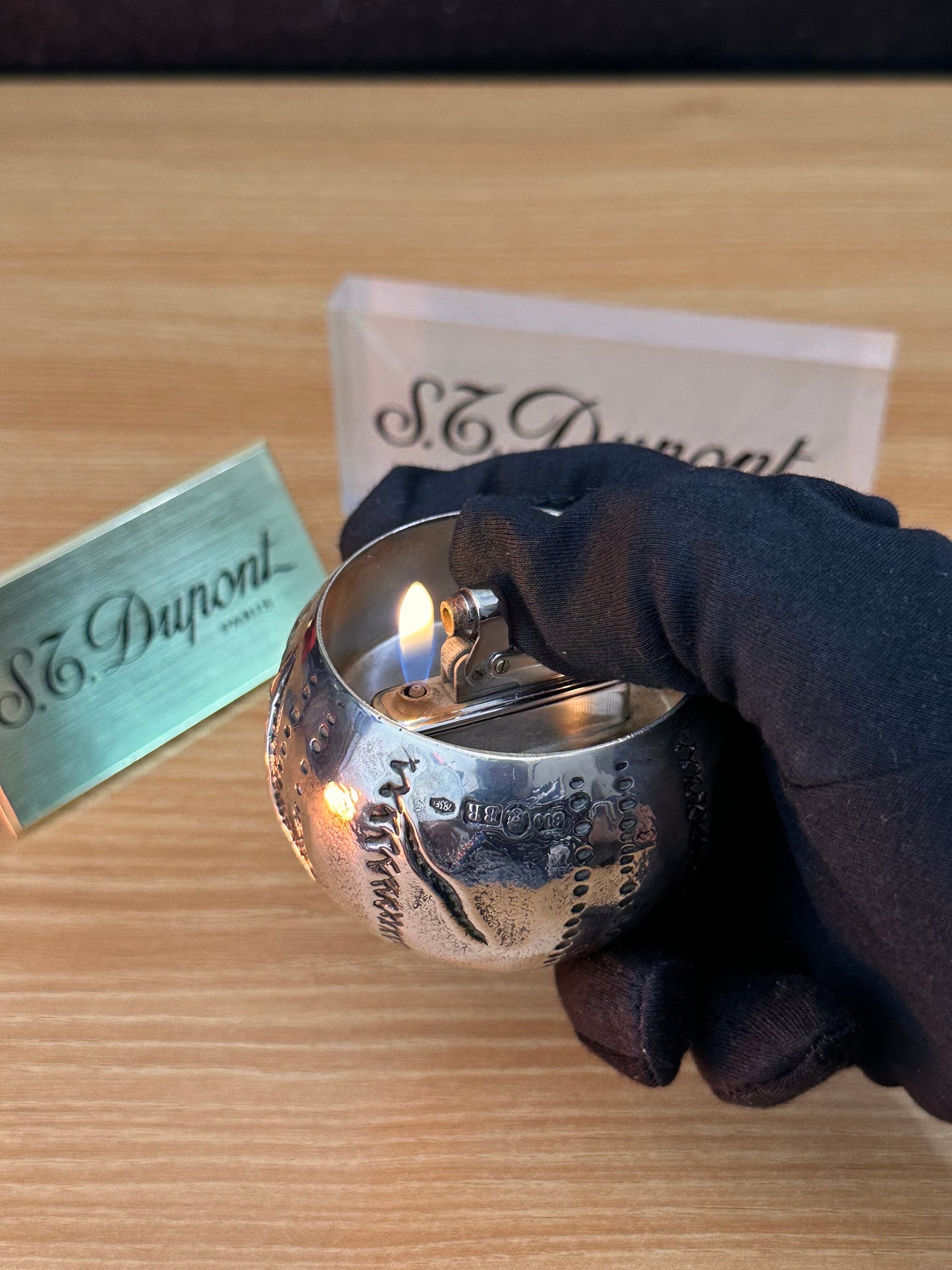 Vintage solid italian Silver Pomegranate with hallmark \ fantastic condition \ impossible to find \ perfect decoration set antique