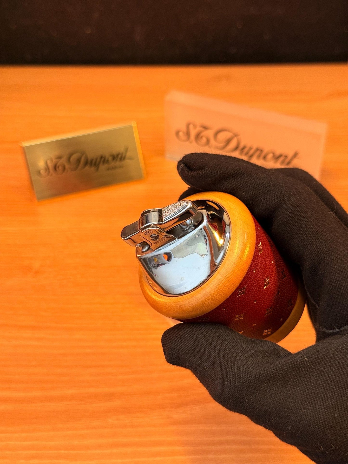 Antique 1940 Ronson Petrol Lighter never used extremely Rare Table lighter made in England / working amazing / perfect decoration house gift