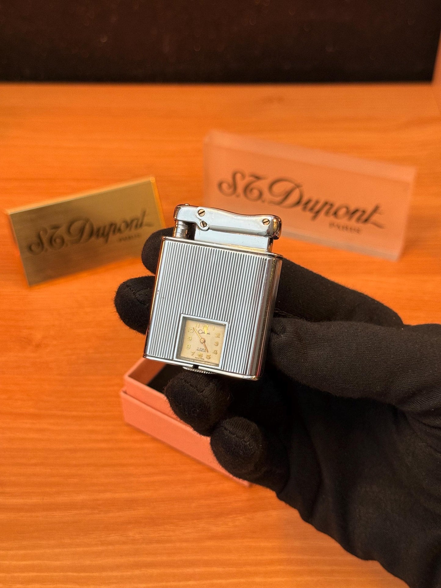 Vintage 1960 Colibri Luxury Watch Lighter Swiss Made / amazing condition \ works perfectly both watch and the lighter \ amazing unique gift