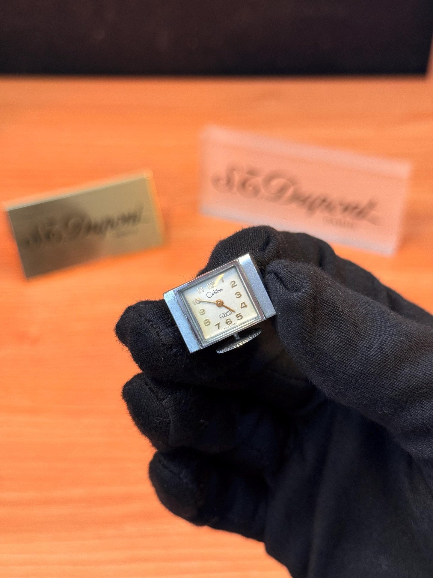 Vintage 1960 Colibri Luxury Watch Lighter Swiss Made / amazing condition \ works perfectly both watch and the lighter \ amazing unique gift