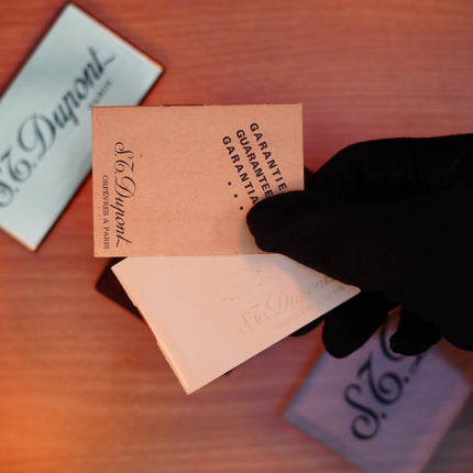 Vintage 1980 St Dupont Ligne 1 Heavy Silver Finish Small Size / with box and document