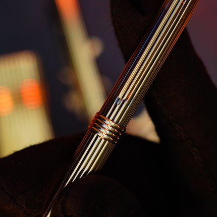 Vintage 1970 Christian Dior Vermill Solid 925 Sterling Silver Pens and lighter / rare gift set