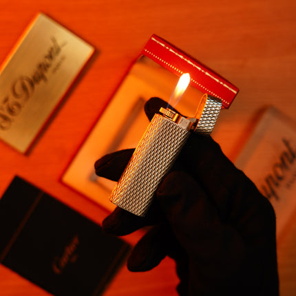 Vintage 1970 Cartier Lighter – Solid 925 Sterling Silver | Rare Collectible Luxury Gift