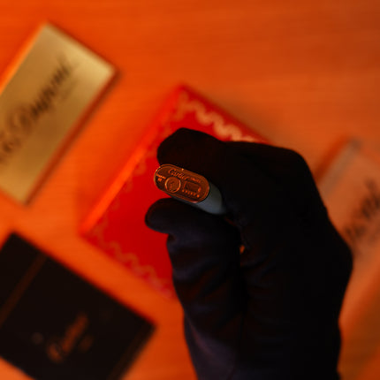 Vintage 1970 Cartier Lighter – Early Natural Lacquer, Light Gray