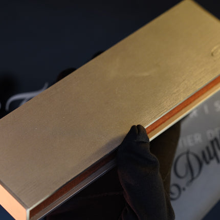 Vintage 1970 S.T. Dupont Luxury Fountain Pen – Solid 925 Sterling Silver - 18K Solid Gold Nib - Vertical Line