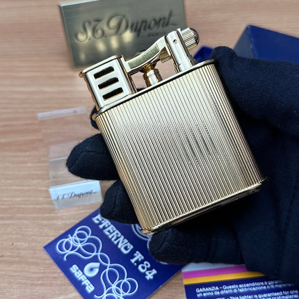Vintage 1980 Saffa heavy 24k Gold Plated \ never used with box and documents \ working perfect- best cigar accessories gift