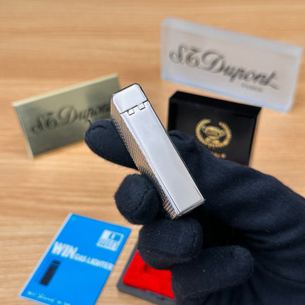 Vintage 1980 Win high quality lighter \ with box and document \ working perfect