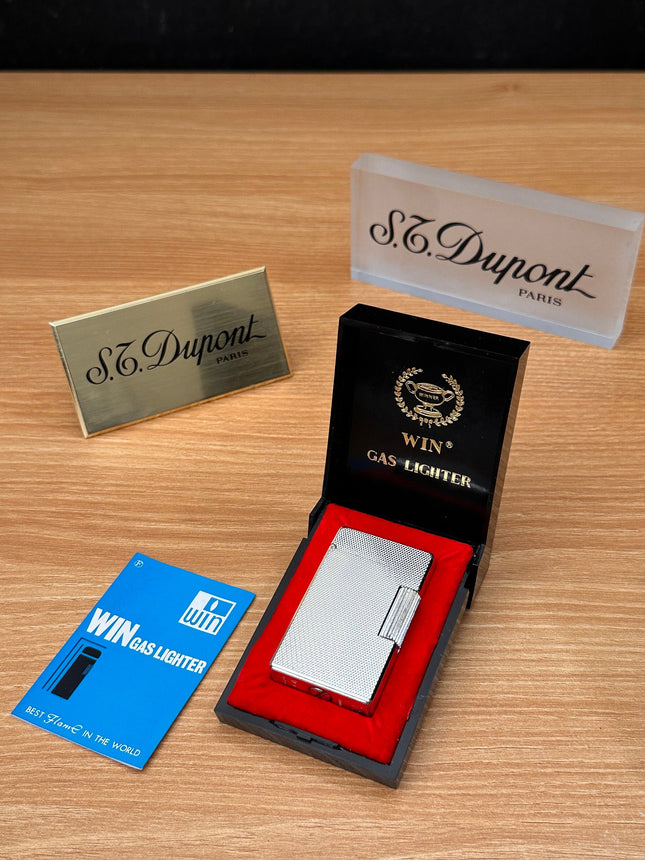 Vintage 1980 Win high quality lighter \ with box and document \ working perfect