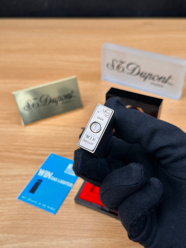 Vintage 1980 Win high quality lighter \ with box and document \ working perfect