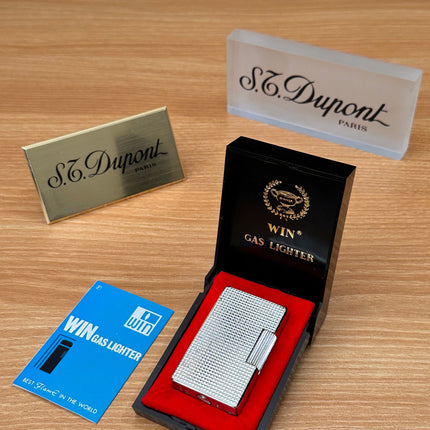 Vintage 1980 Win high quality lighter \ with box and document \ working perfect