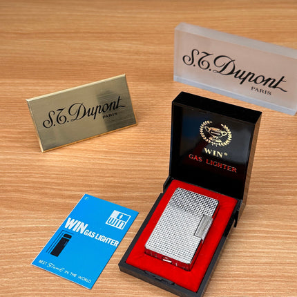 Vintage 1980 Win high quality lighter \ with box and document \ working perfect
