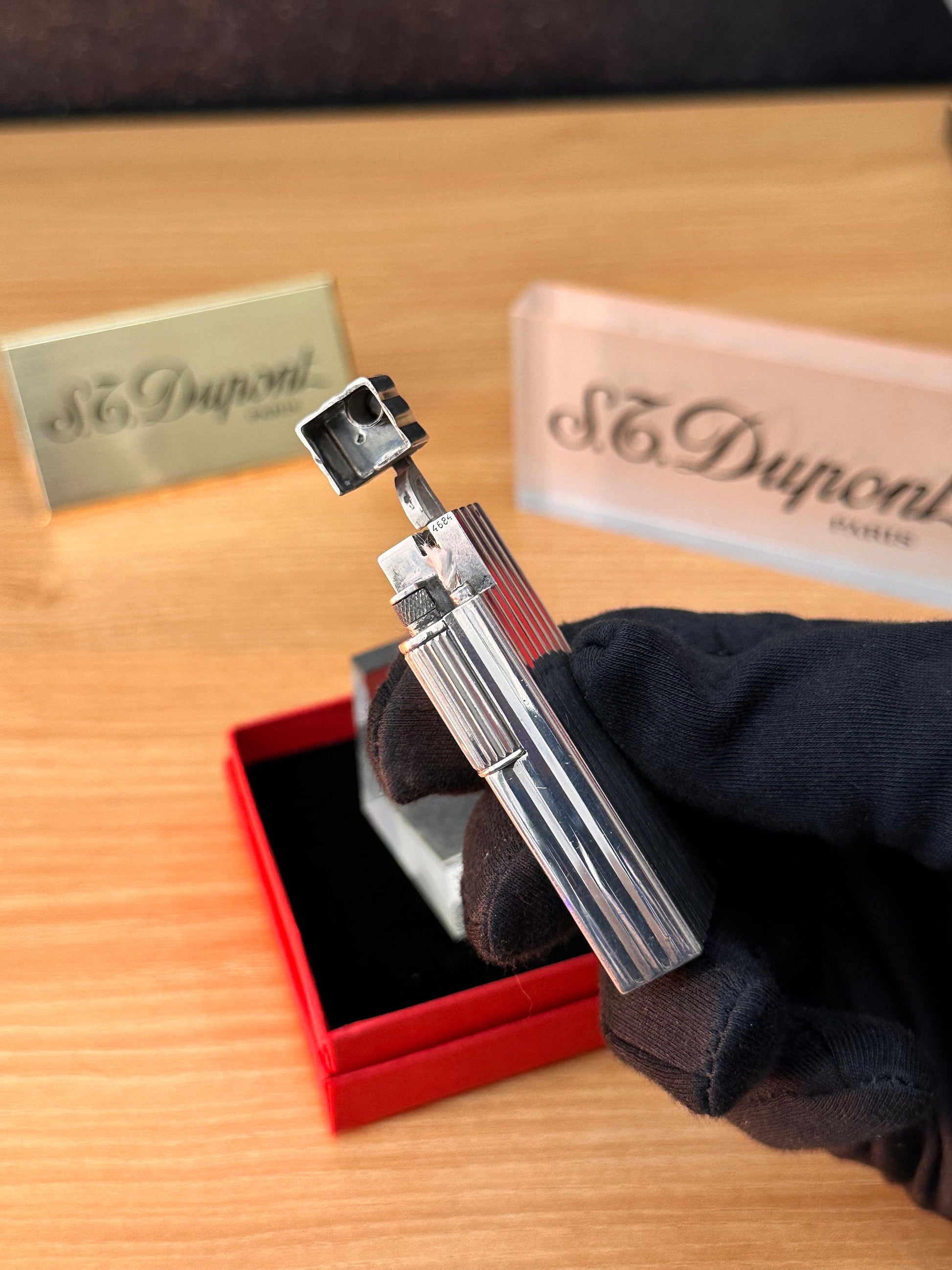 Vintage 1930 extremely Rare Cartier Solid Silver Hallmarked \ good condition \ impossible to find rare lighter collector item