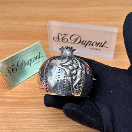 Vintage solid italian Silver Pomegranate with hallmark \ fantastic condition \ impossible to find \ perfect decoration set antique