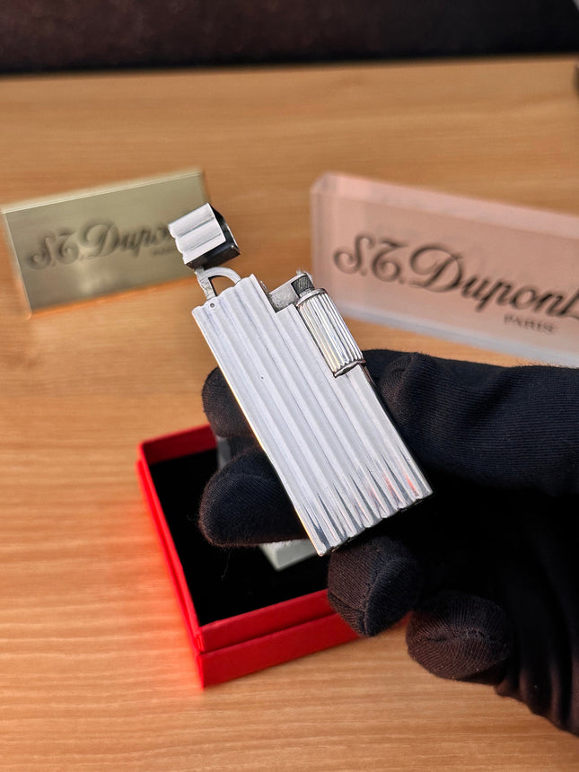 Vintage 1930 extremely Rare Cartier Solid Silver Hallmarked \ good condition \ impossible to find rare lighter collector item