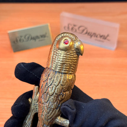 Antique 1945 Solid Bronze The Owl Hidden Lighter Heavy ~600 grams \ perfect rare decorative italian Bronze \ hidden decoration desk table