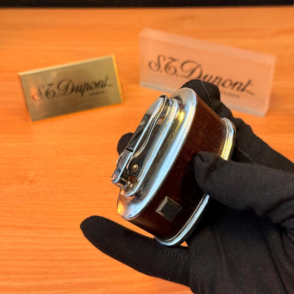 Antique 1941 Ronson Senator Desk Lighter petrol lighter\ working perfect designed with real wood England \ Rare gift decoration antique item