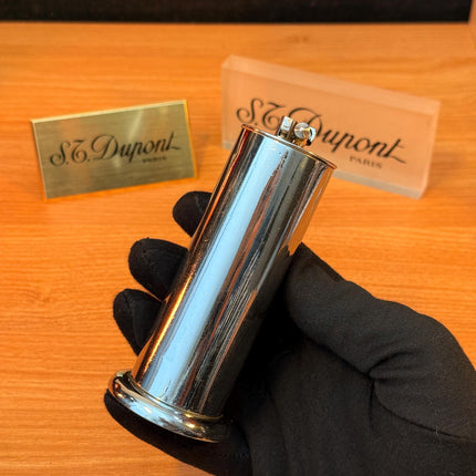 Vintage 1950 Dunhill Parker Roller Beacon Trade Mark Made In England / petrol table lighter / missing screw on top working amazing