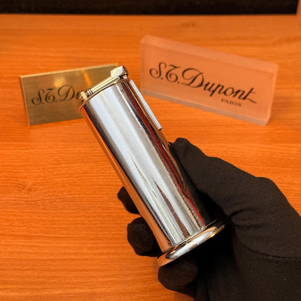 Vintage 1950 Dunhill Parker Roller Beacon Trade Mark Made In England / petrol table lighter / missing screw on top working amazing