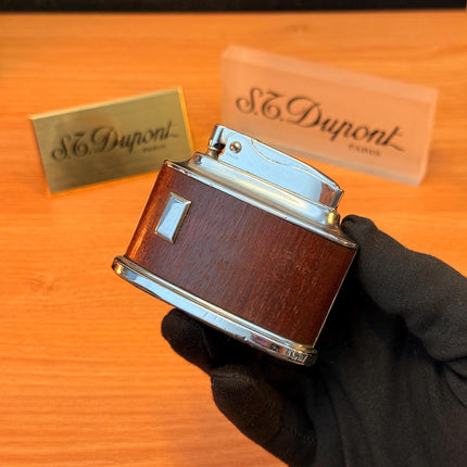 Antique 1941 Ronson Senator Desk Lighter petrol lighter\ working perfect designed with real wood England \ Rare gift decoration antique item