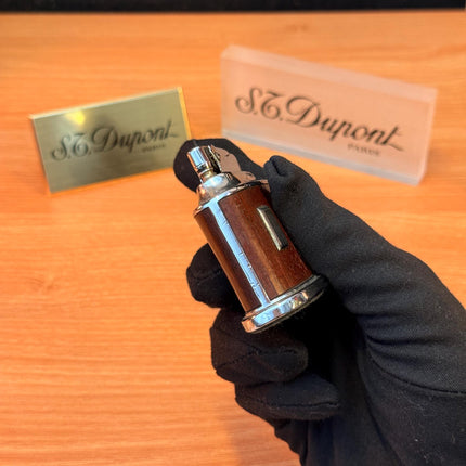 Antique 1941 Ronson Senator Desk Lighter petrol lighter\ working perfect designed with real wood England \ Rare gift decoration antique item