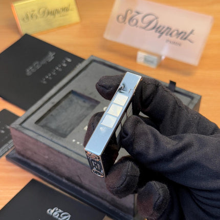 Vintage 2002 St Dupont Inspiration Nature Limited of 2000 in the world Palladium finish Mother of Pearl / with box and documents /pre-owned