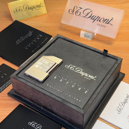 Vintage 2002 St Dupont Inspiration Nature Limited of 2000 in the world Palladium finish Mother of Pearl / with box and documents /pre-owned