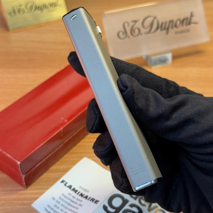 Antique 1957 Flaminaire BULEAU Spain Extremely Rare museum Collector item \ Table lighter box and documents \ working perfect New condition