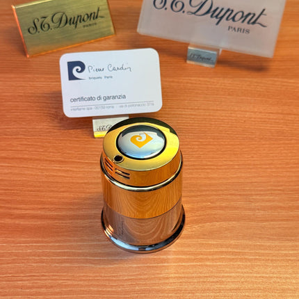 Vintage 1960 Pierre Cardin Table lighter futurestic design perfect decoration \ never used box and document \ rare model ideal gift unique
