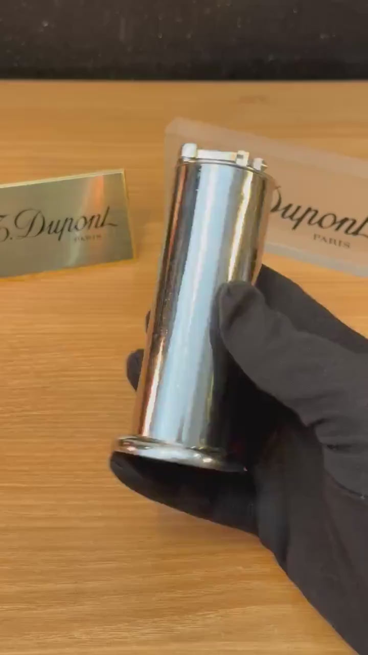 Vintage 1950 Dunhill Parker Roller Beacon Trade Mark Made In England /  petrol table lighter /  missing screw on top working amazing