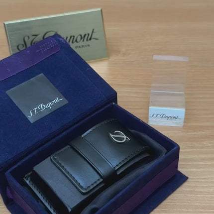 Authentic 1990 St Dupont lighter case for Line 1 model only large size / only case included / never used new with box