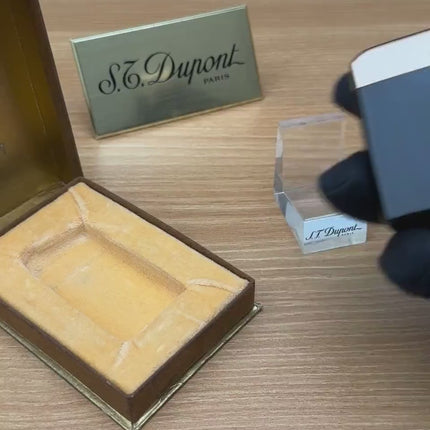 Vintage 1950 Myon rose gold plated with Black lacquer never use / extremely rare with box / working perfect