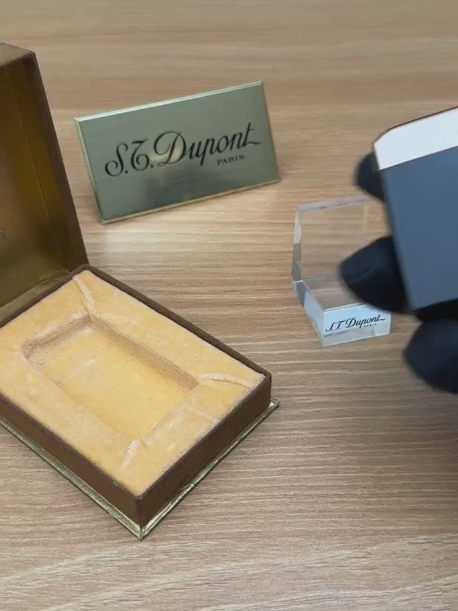 Vintage 1950 Myon rose gold plated with Black lacquer never use / extremely rare with box / working perfect