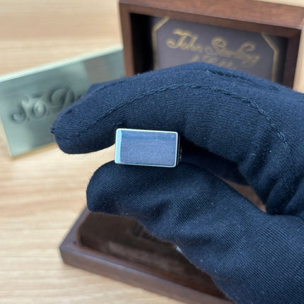 Vintage 1970 masterpiece John Sterling made by Colibri solid 925 sterling silver factory \ NOS never used working perfect box and document