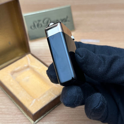 Vintage 1950 Myon rose gold plated with Black lacquer never use / extremely rare with box / working perfect