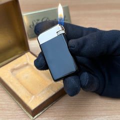 Vintage 1950 Myon rose gold plated with Black lacquer never use / extremely rare with box / working perfect