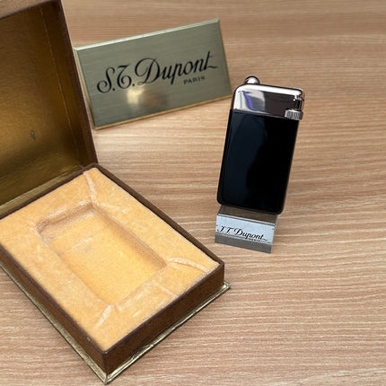 Vintage 1950 Myon rose gold plated with Black lacquer never use / extremely rare with box / working perfect