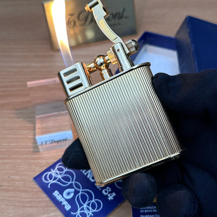 Vintage 1980 Saffa heavy 24k Gold Plated \ never used with box and documents \ working perfect- best cigar accessories gift