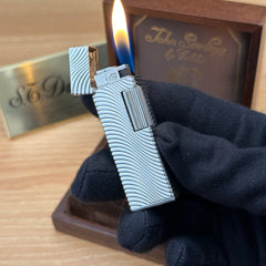 Vintage 1970 masterpiece John Sterling made by Colibri solid 925 sterling silver factory \ NOS never used working perfect box and document